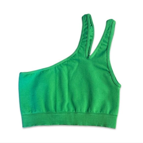 Camila Coelho Belmira Sports Bra in Green NWT/NWOT - Picture 3 of 7